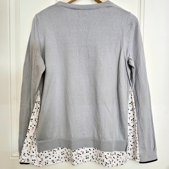 Boden Womens Lightweight Pullover long sleeve Grey Sweater Tops size M - Picture 6 of 9